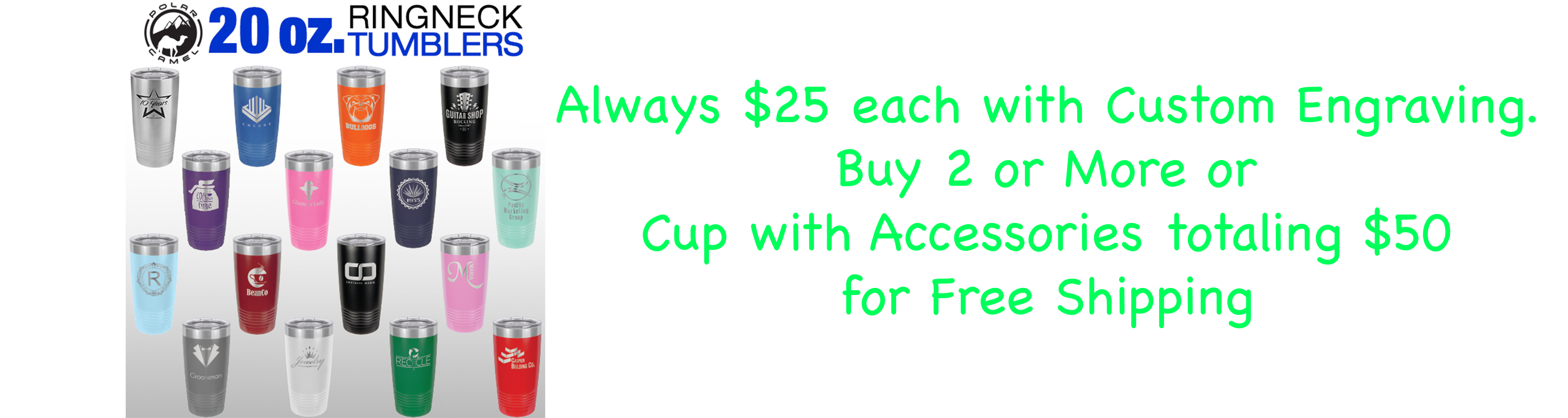 20 Oz Tumbler Bnner
