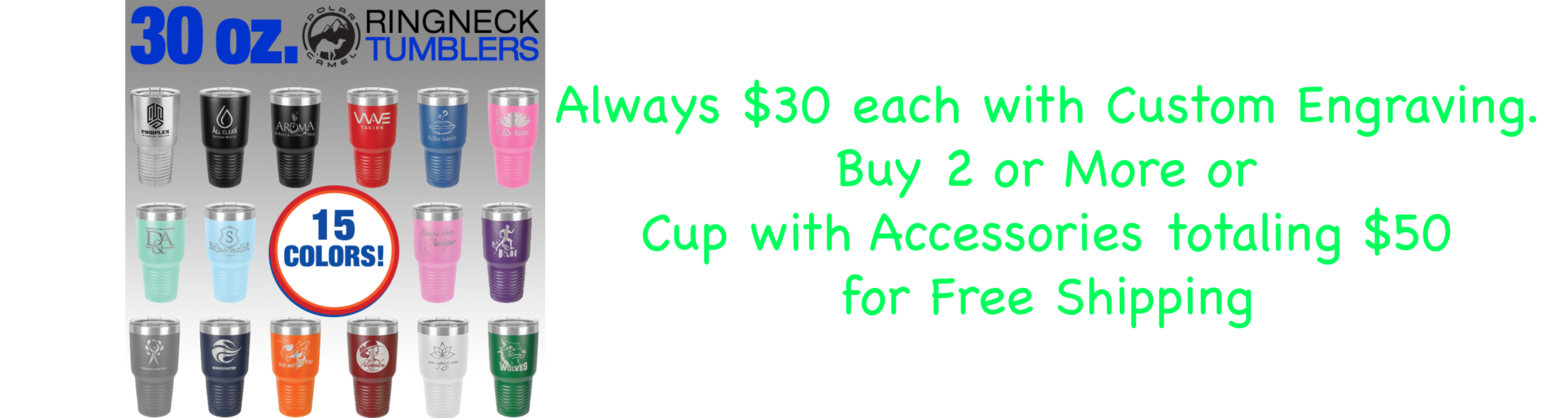 30 Oz Tumbler Bnner
